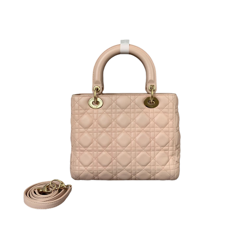 Lady Dior Medium Pink with GHW