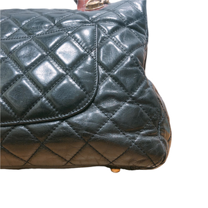 Castle Rock Glazed Calfskin Black GHW