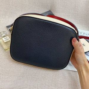 Soho Small Leather Disco Bag Tri Coloured