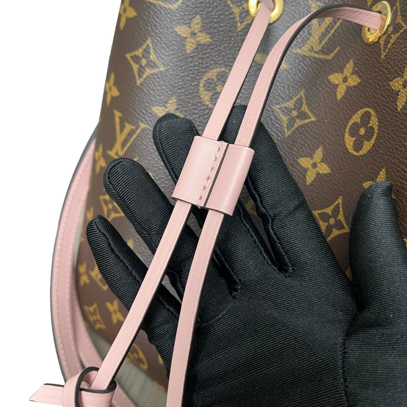 Louis Vuitton Monogran Neo Noe Pink Trims. DC: MB1187. Made in