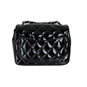 Classic Patent Mini Square Black SHW