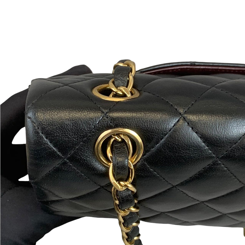 Classic Flap Black Medium Lambskin GHW