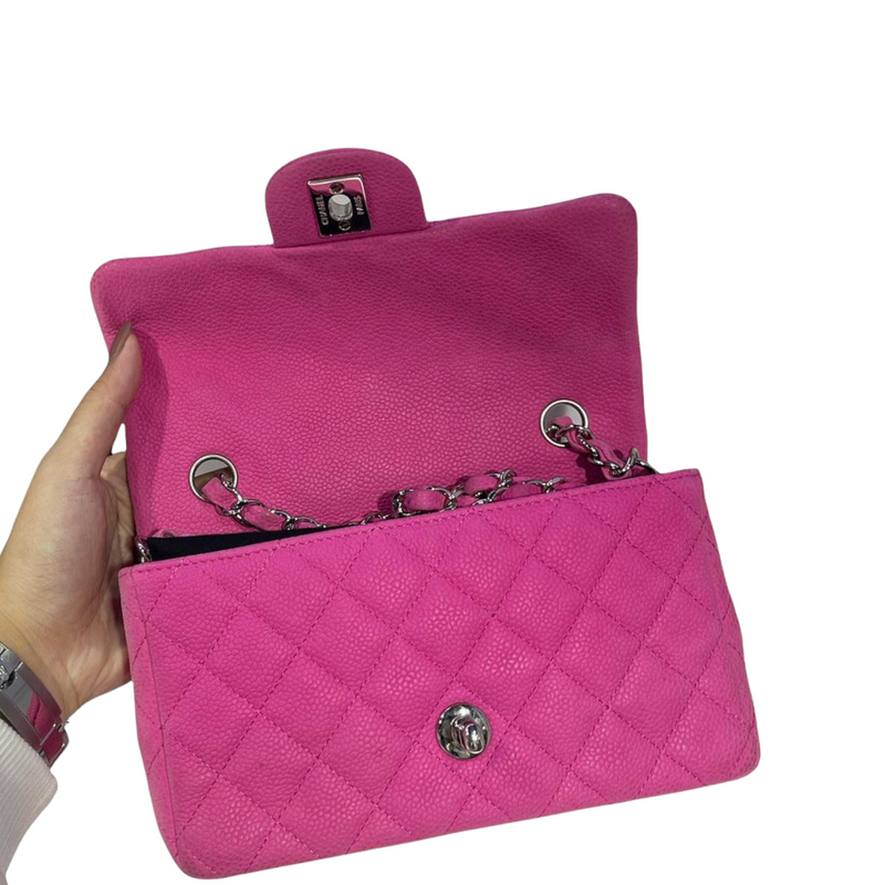 Rectangle Mini Matte Caviar Pink SHW