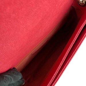 Coco Cuba CC Flap Caviar Leather Red GHW