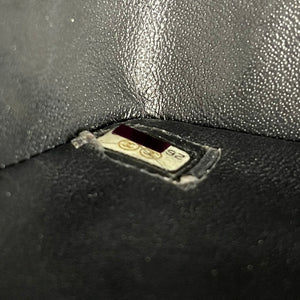 Classic Flap Square Mini Lambskin Black GHW