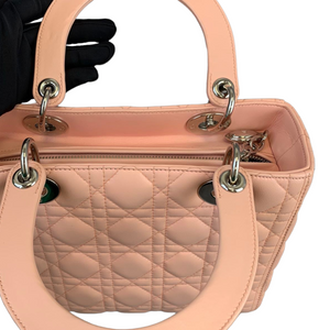 Lambskin Lady Dior Medium Pink SHW