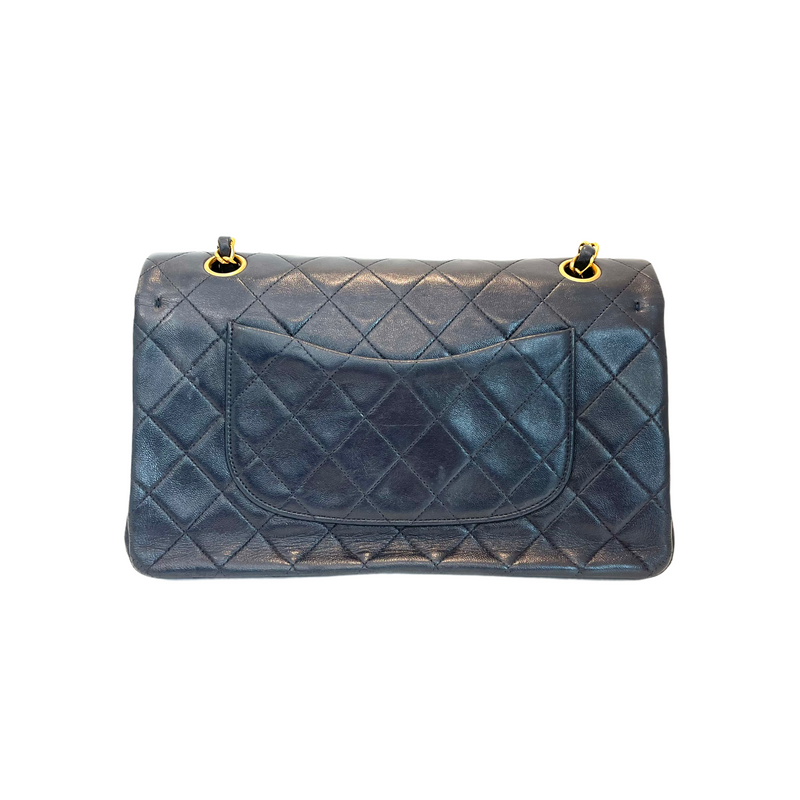 Vintage Classic Flap Medium GHW Blue