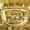 Embossed Calfskin Medium Classic Gold GHW
