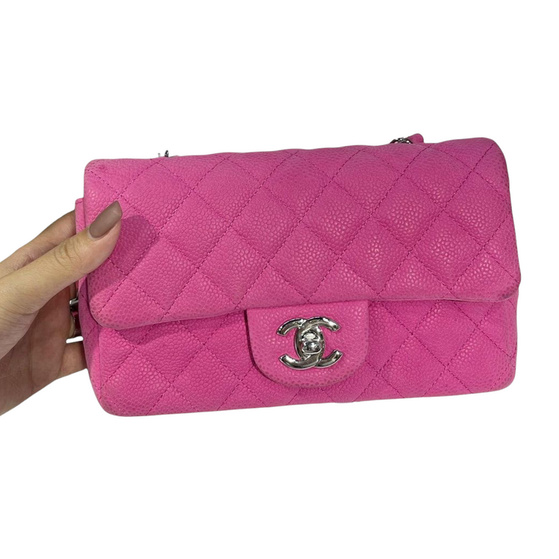 Rectangle Mini Matte Caviar Pink SHW