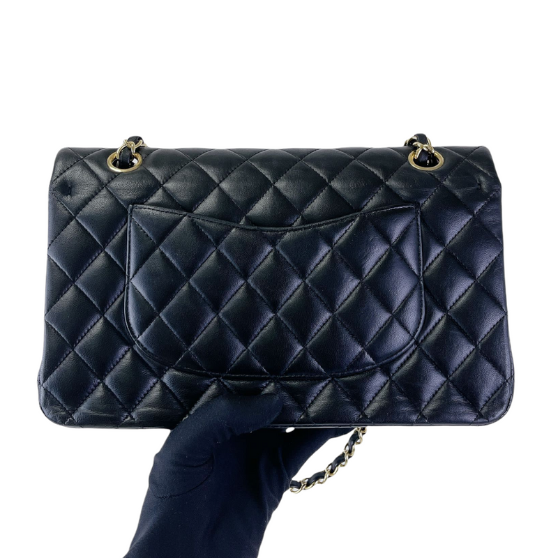 Classic Flap Medium Lambskin Black GHW