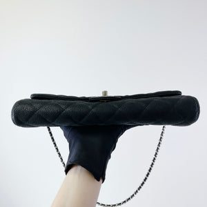 Timeless Clutch in Caviar Leather Black SHW