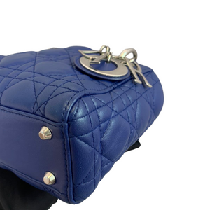 Mini Lady Dior Lambskin Blue SHW