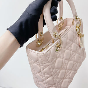 Lady Dior Medium Pink with GHW