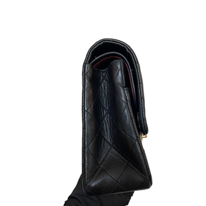 Vintage Classic Flap Medium Lambskin Black GHW