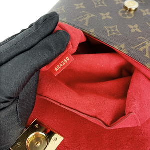 Locky BB Monogram Canvas Brown/Red GHW