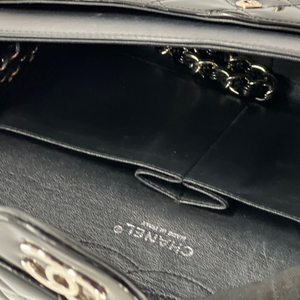Double Flap Jumbo Patent Black SHW