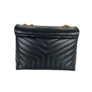 LouLou Medium Matelassé Black GHW