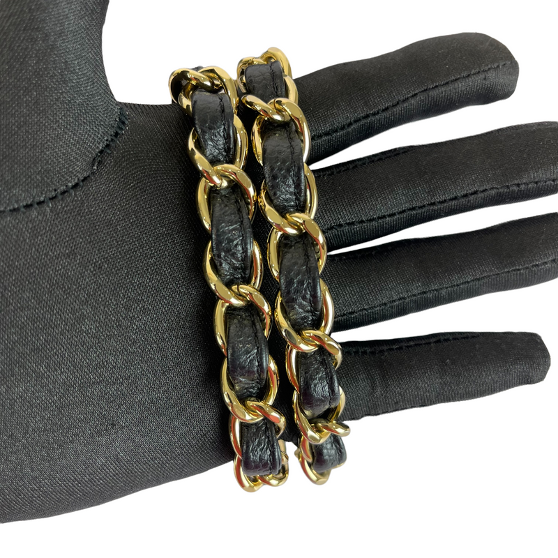 Jumbo Classic Double Flap Caviar Black GHW
