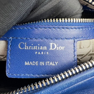 Lady Dior Medium Blue Lambskin SHW