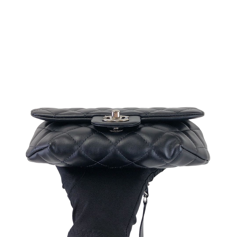 Mint AUTHENTIC Chanel Black Caviar Bum Bag Fanny Pack