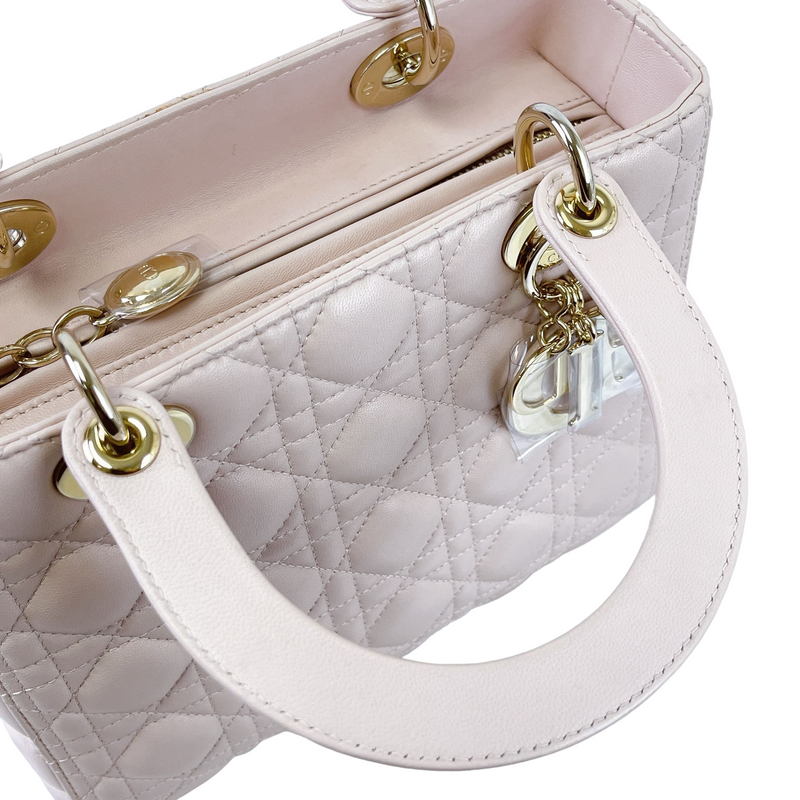 Lady Dior Medium Pink GHW