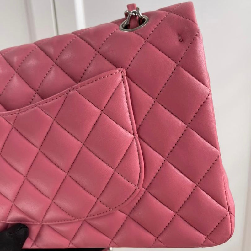 Classic Double Flap Medium Bag Pink SHW