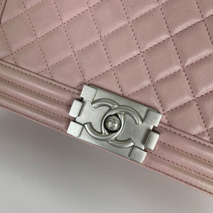 Le Boy Lambskin Old Medium Pink SHW