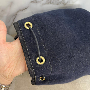 Deauville Denim Bucket Bag Blue