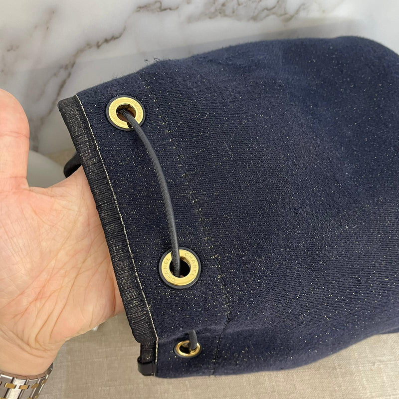 Deauville Denim Bucket Bag Blue