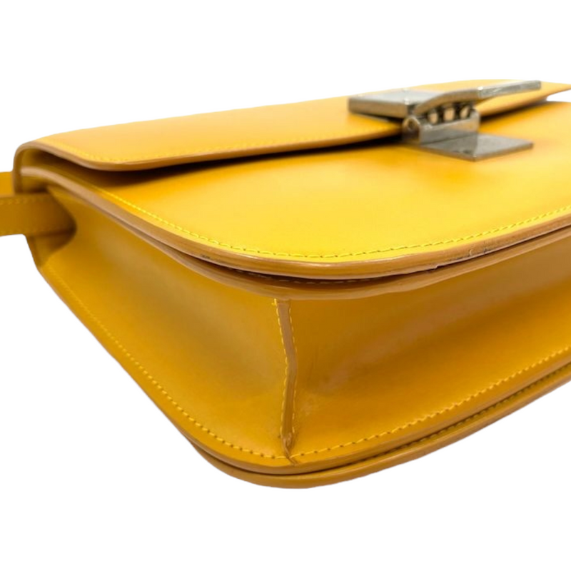 Medium Classic Box Calfskin Yellow RHW