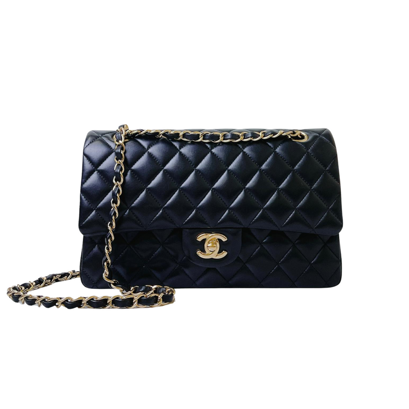 Chanel black lambskin medium classic Clearance