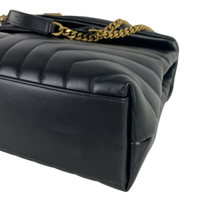 LouLou Medium Matelassé Black GHW