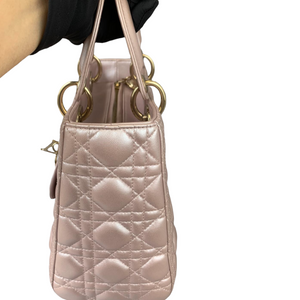 Lady Dior Medium Lambskin Light Pink GHW