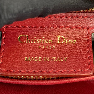 Lady Dior Medium Lambskin Burgundy GHW
