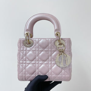 Mini Lady Dior Pearl Pink