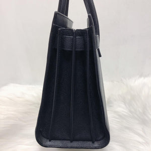 Baby Sac De Jour in Black Grained Leather