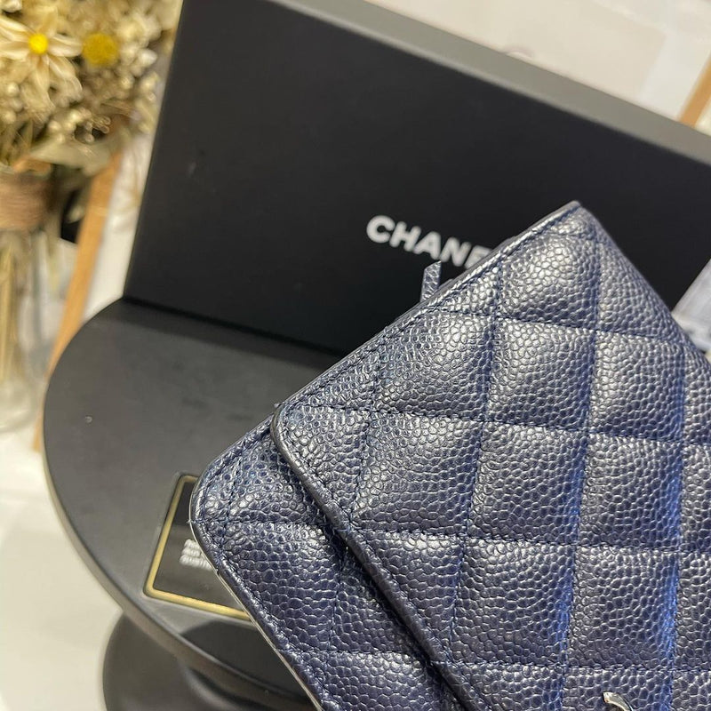 Chanel Caviar CC Filigree Zip Around Wallet – STYLISHTOP