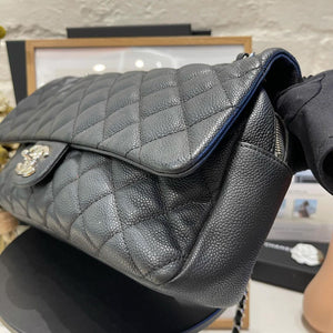 Easy Flap Caviar Jumbo Black SHW