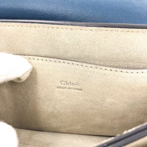 Small Faye Satchel in Blue