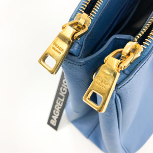 Saffiano Lux Galleria Double Zip Tote