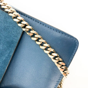 Small Faye Satchel in Blue