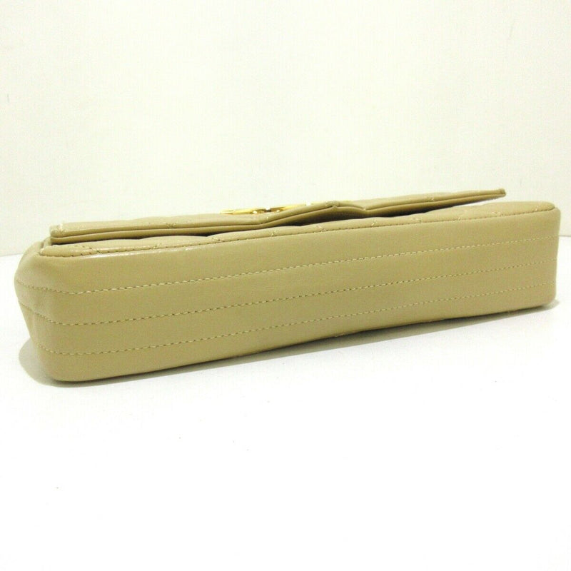 Vintage CC Logo Bag Lambskin Beige GHW