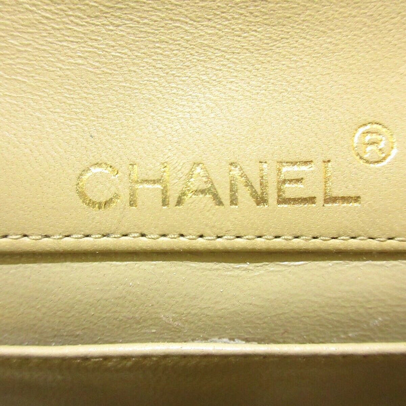 Vintage CC Logo Bag Lambskin Beige GHW