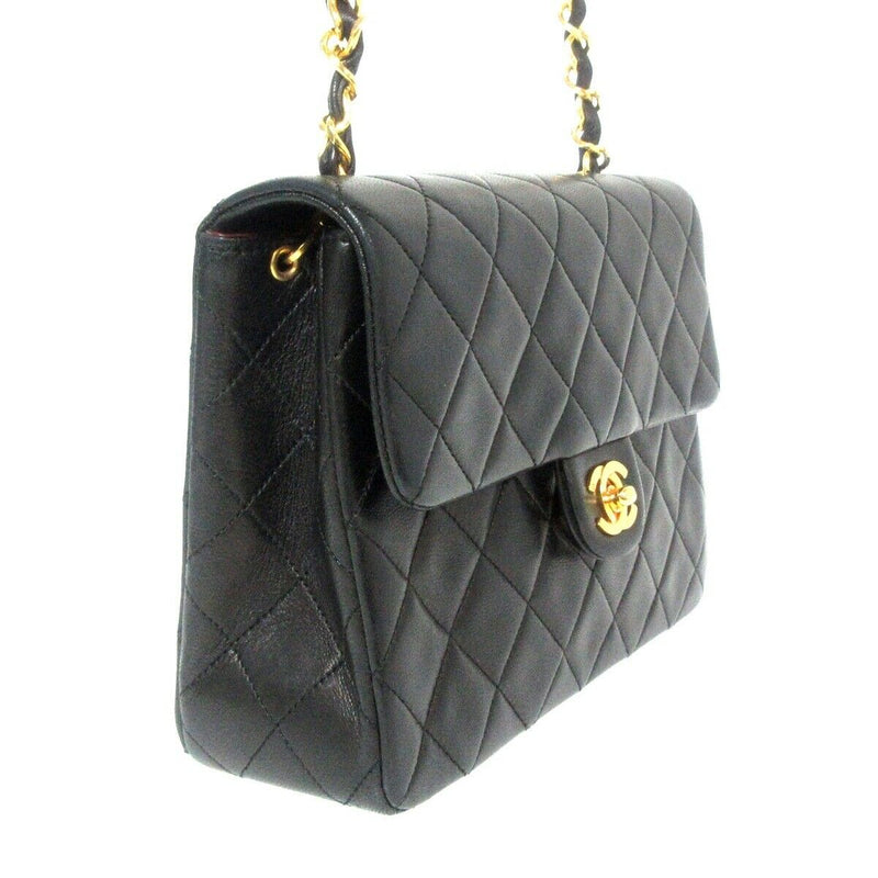 Mini Square Classic Vintage Flap Black