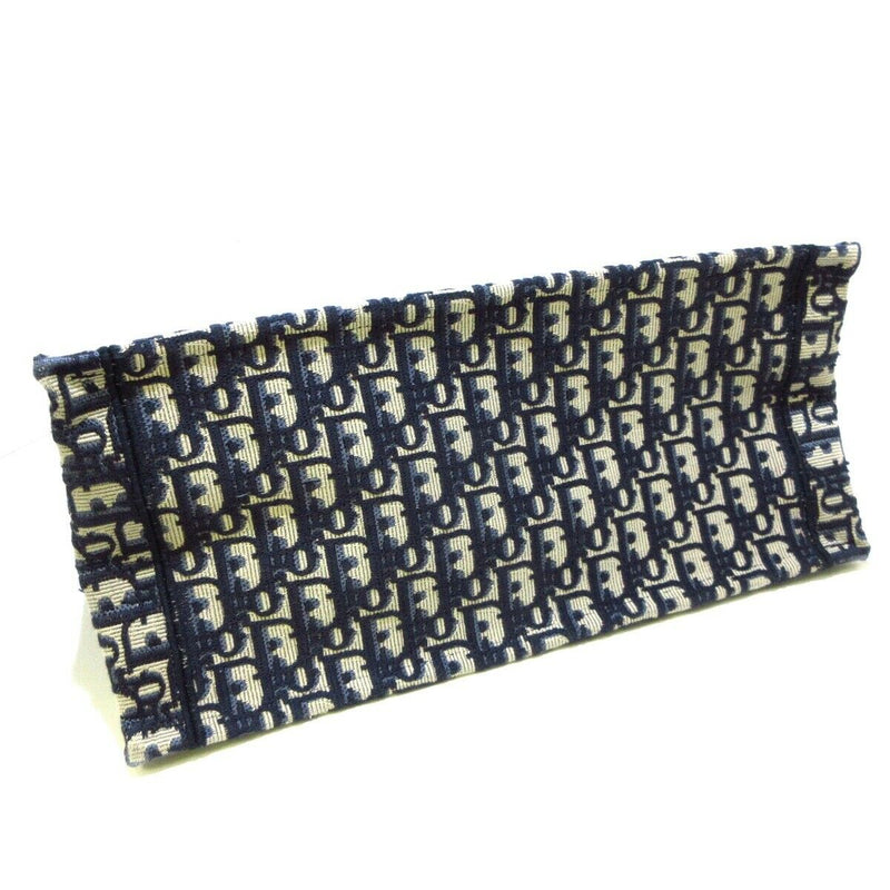 CHRISTIAN DIOR Oblique Book Tote Small Blue Bag Religion