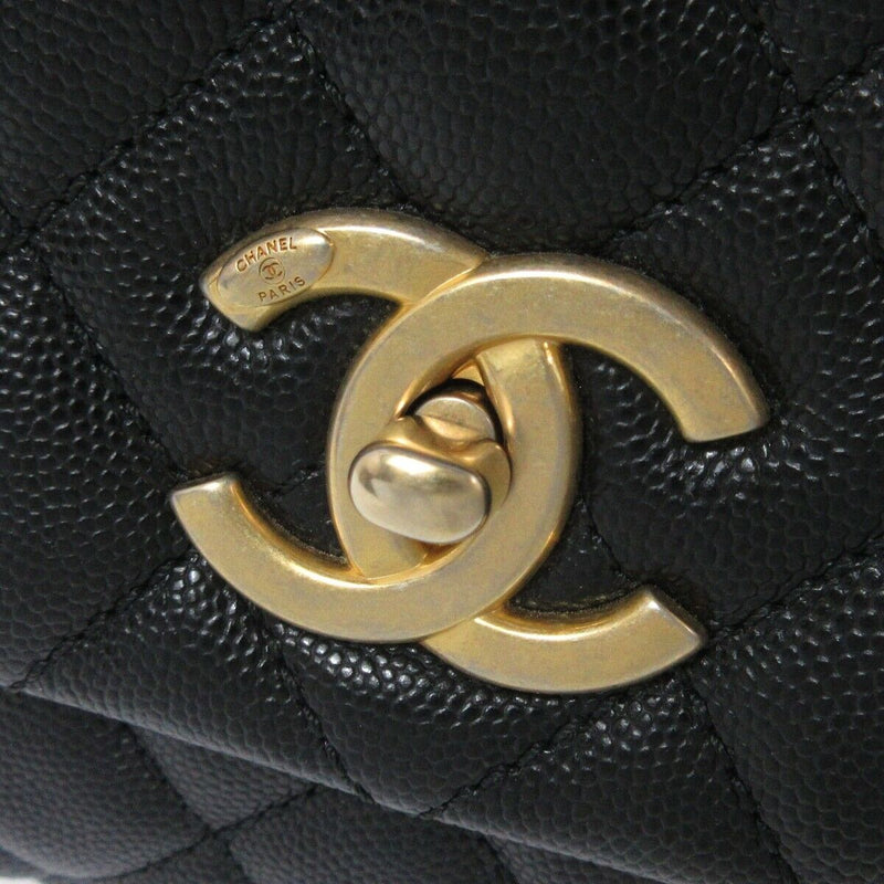 coco chanel quilted handbags black
