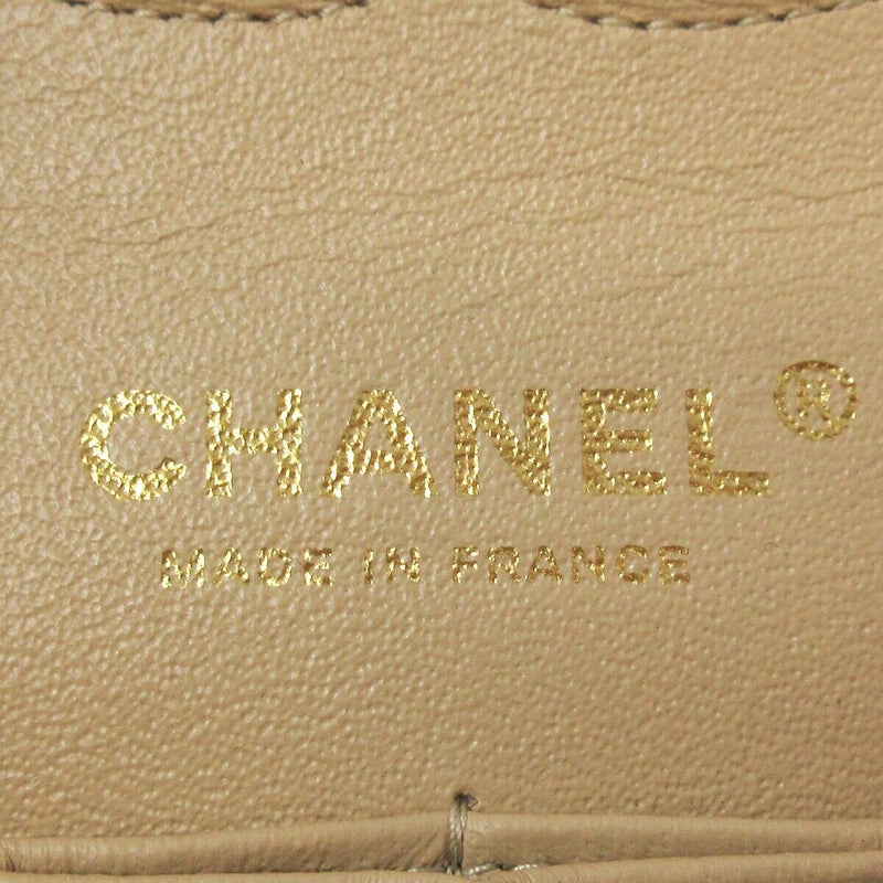Classic Double Flap Caviar Medium Beige GHW