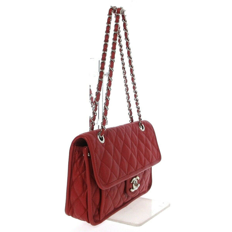 French Riviera Flap Caviar Red SHW