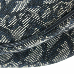 Jacquard Saddle Bag Blue