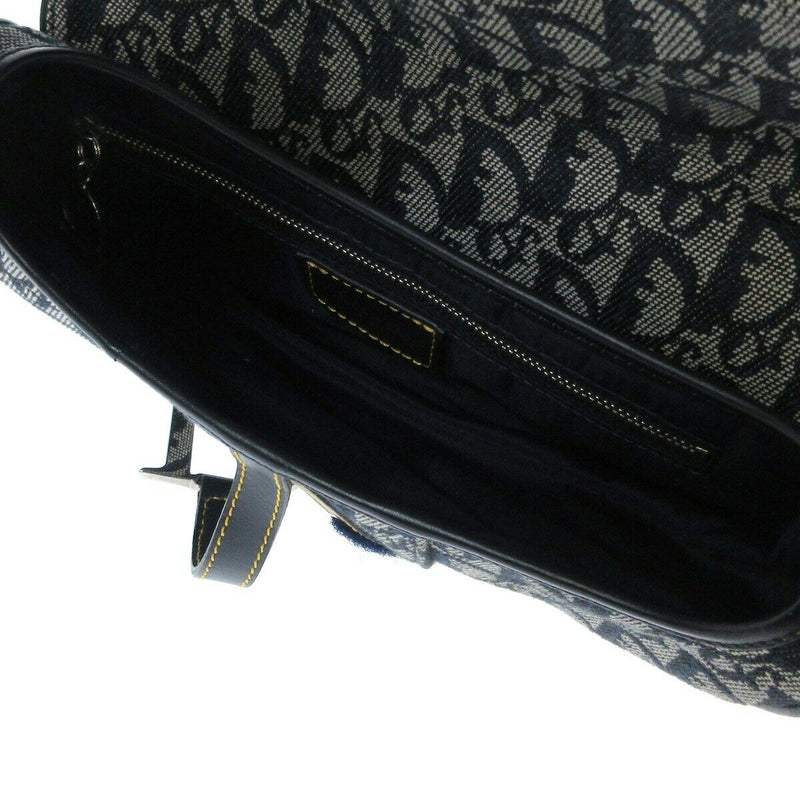 Jacquard Saddle Bag Blue